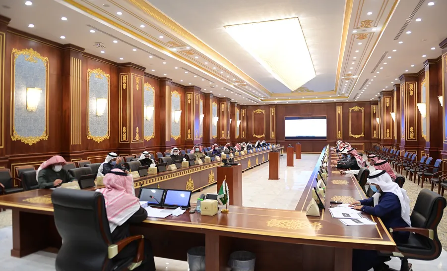مجلس الجامعة يعقد اجتماعه السادس للعام الجامعي 1443هـ - جامعة المجمعة