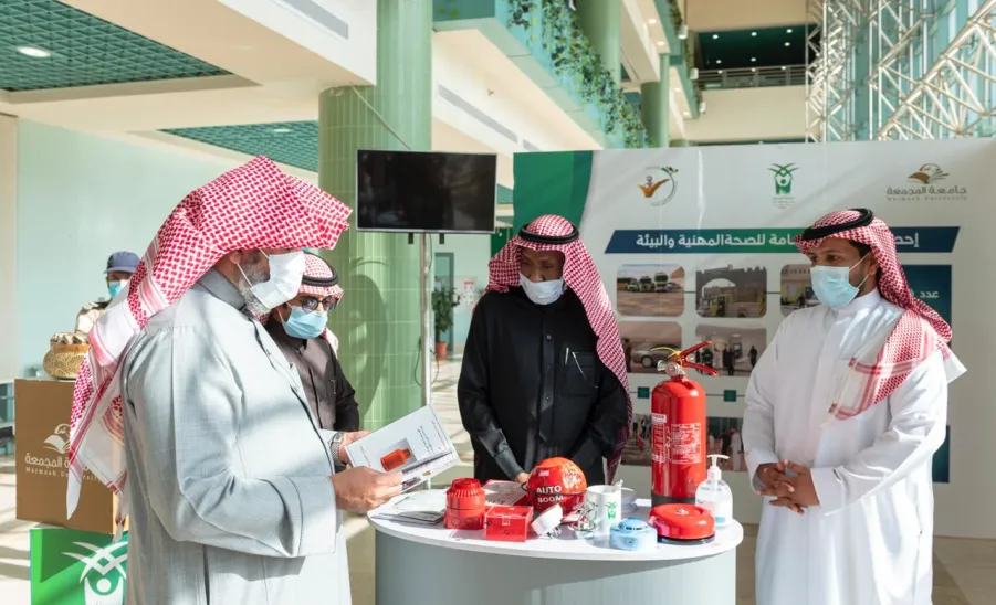 MU VICE-RECTOR LAUNCHES AWARENESS SECTION ON WORLD CIVIL DEFENCE DAY
 -  جامعة المجمعة 