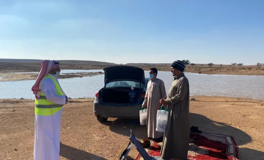 TRAFFIC SAFETY CAMPAIGNS CAME TO AN END  - جامعة المجمعة 