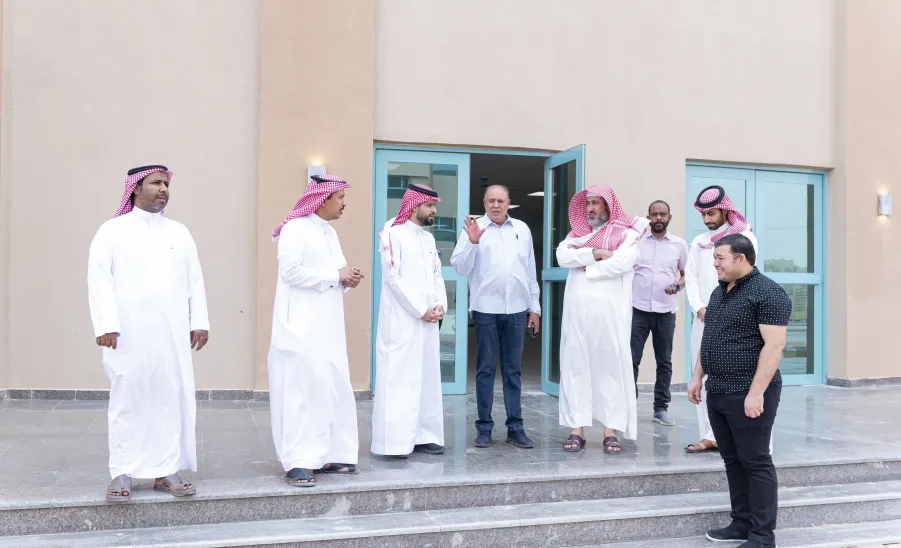 A TOUR OF INSPECTION BY VICE-RECTOR TO SUPPORTING BUILDINGS AT MAIN CAMPUS
 -  جامعة المجمعة
