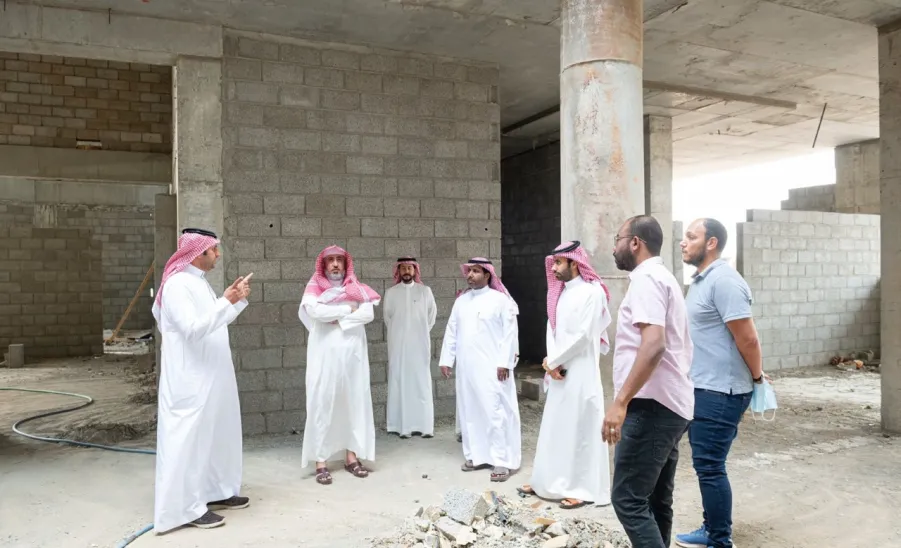 INSPECTION TOUR BY VICE-RECTOR TO VIRTUAL LEARNING CENTER BUILDING
 -  جامعة المجمعة 
