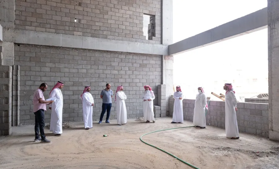 INSPECTION TOUR BY VICE-RECTOR TO VIRTUAL LEARNING CENTER BUILDING
 -  جامعة المجمعة 