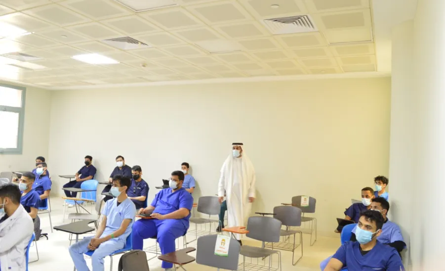 MU VICE-RECTOR INSPECTS THE PROGRESS OF STUDY DURING RAMADAN -  زيارات الدكتور العبودي