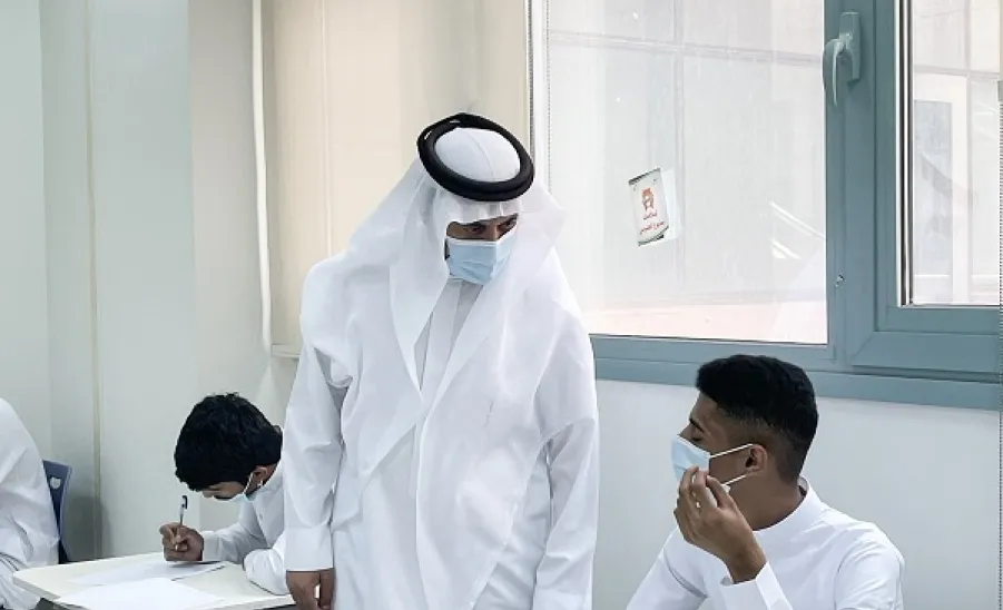 MU VICE-RECTOR INSPECTS THE PROGRESS OF EXAMS
 -  تفقد الاختبارات