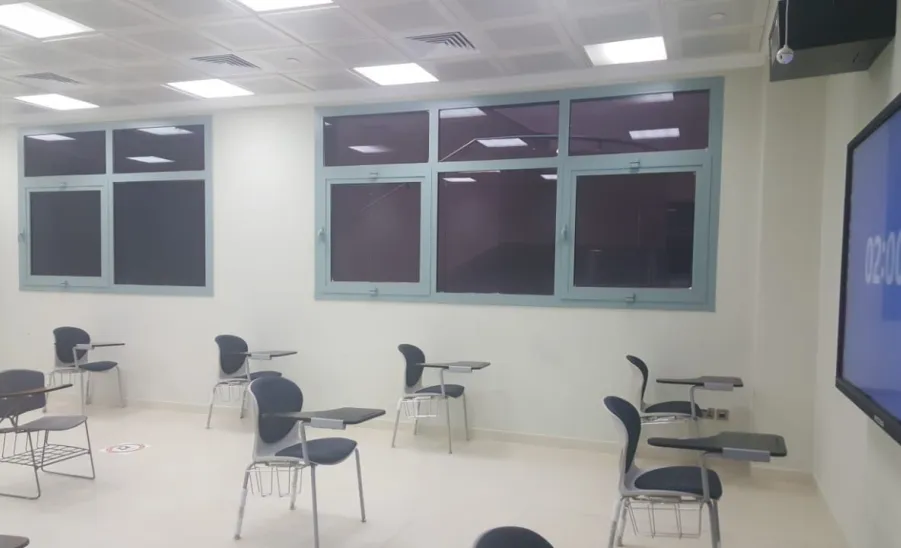 A TOUR OF INSPECTION BY VICE-RECTOR TO FINAL EXAMINATION HALLS AT FEMALE CAMPUS  - جامعة المجمعة 