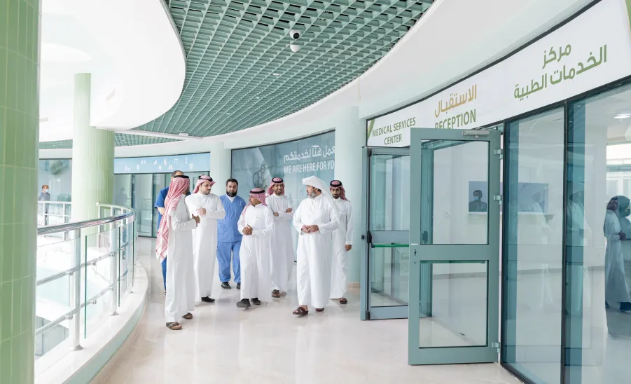 انطلاق أعمال الخطة التطويرية للخدمات الطبية بالجامعة - جامعة المجمعة