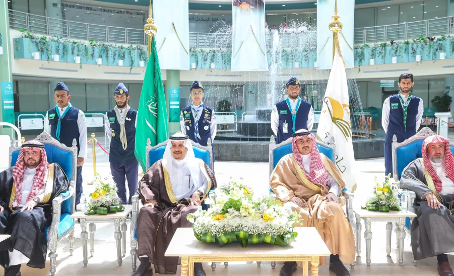 الجامعة تقيم احتفالاً خاصاً بمناسبة اليوم الوطني 92 - جامعة المجمعة