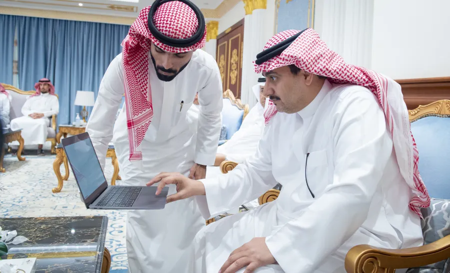 MU RECTOR LAUNCHES MULTIPLE DIGITAL SYSTEMS  - جامعة المجمعة