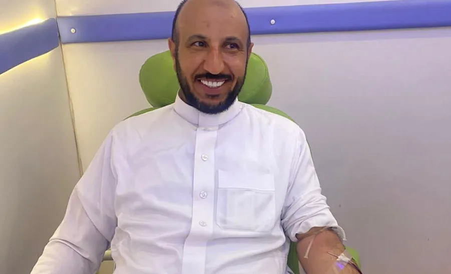 Participation of Blood Bank Club in community events
 - صورة