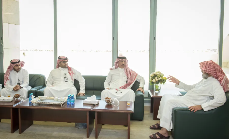MU VICE-RECTOR WELCOMES A DELEGATION OF SASO
 -  لبحث أوجه التعاون المشتركة بين الجامعة والهيئة : وكيل الجامعة يلتقي بوفد فريق الهيئة السعودية للمواصفات والمقاييس والجودة