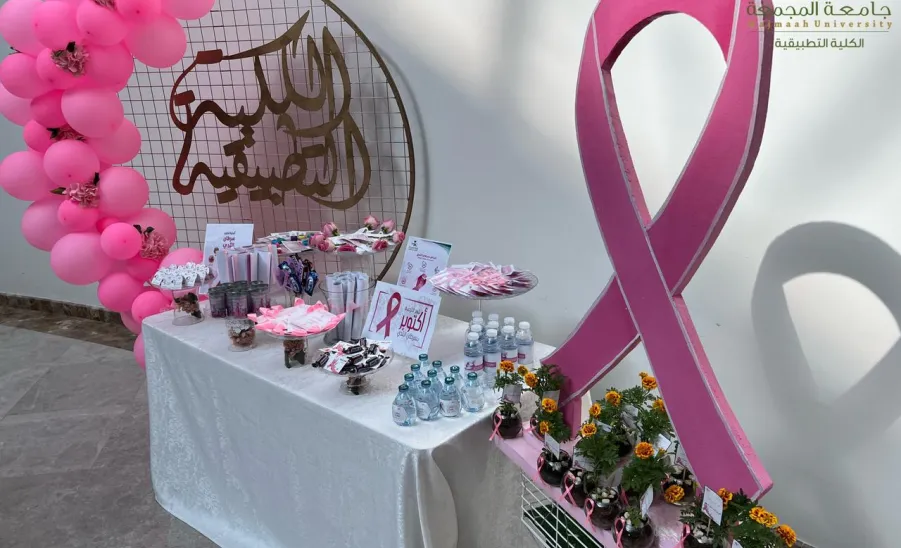 The college students participate in October Campaign for Breast Cancer Awareness
 - fig5