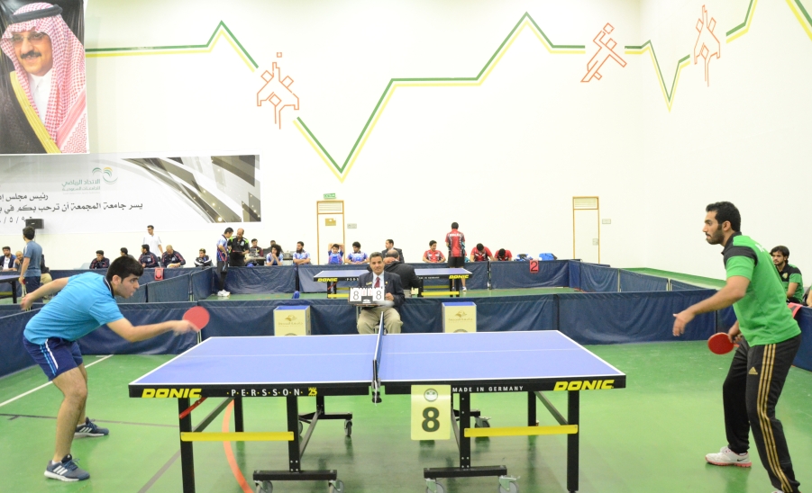 الجامعة تستضيف بطولة الاتحاد الرياضي للجامعات السعودية لكرة الطاولة