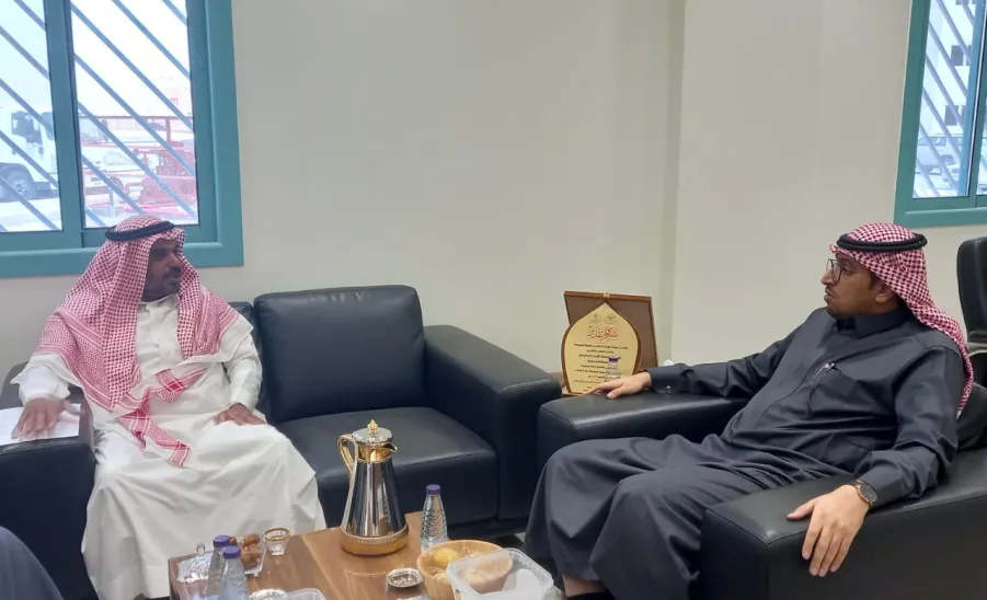 Director of University Security welcomes the internal auditors  - المراجعه الداخلية