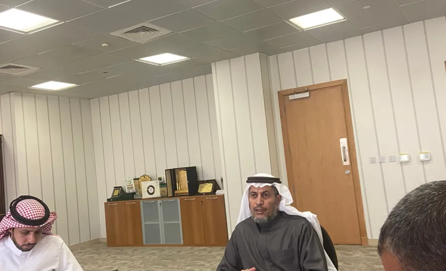 A meeting chaired by Vice-Rector for Educational Affairs   - وكيل الجامعة للشؤون التعليمية 