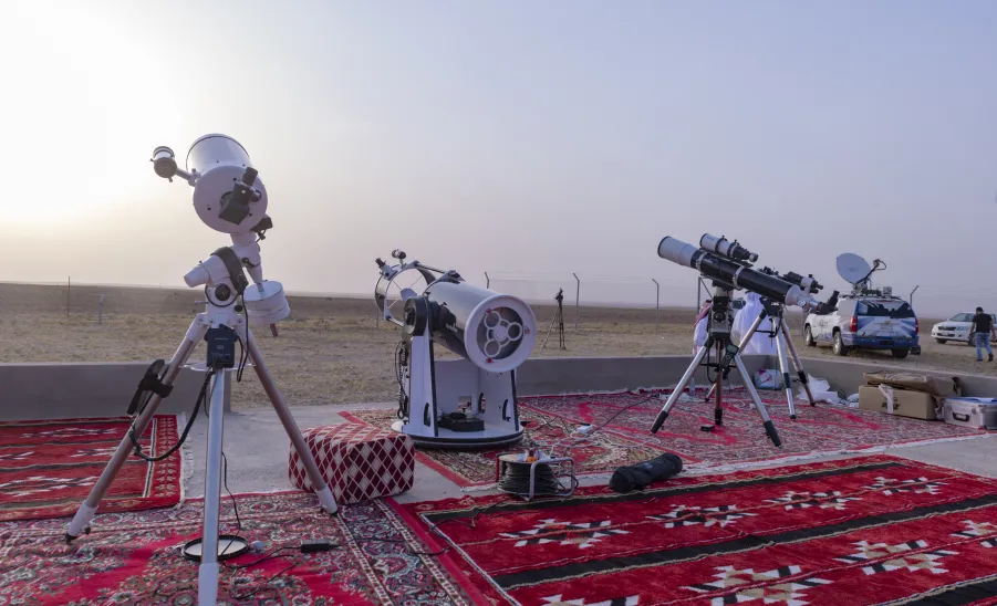 MU TO SIGHT RAMADAN CRESCENT - جامعة المجمعة 