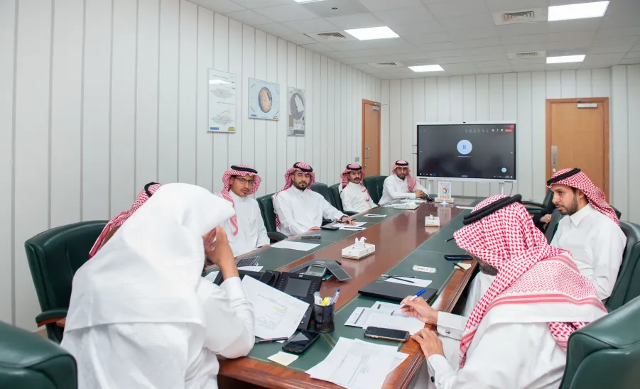 A meeting held with the developers of Quality Platform  -  فريق تطوير منصة جودة يعقد اجتماعاً لمتابعة أعمال بناء وتطوير المنصة