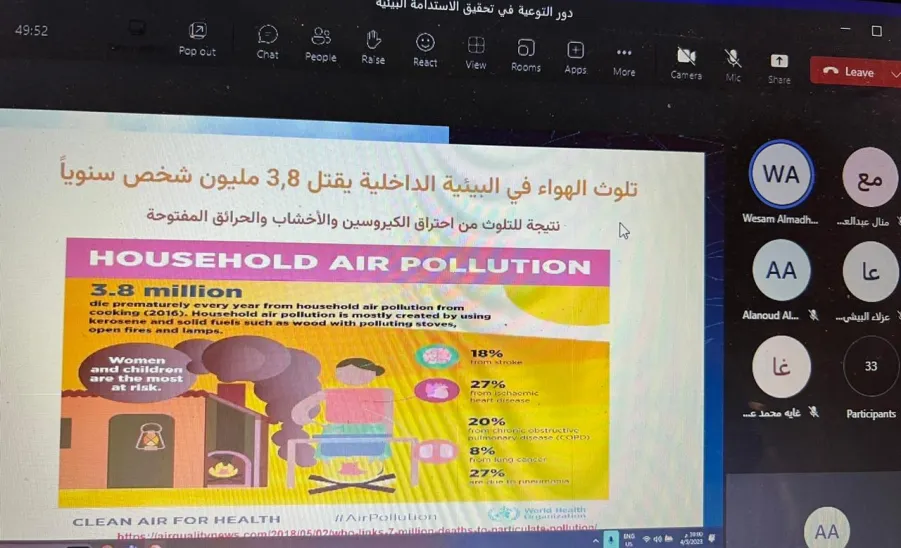 CIFAL CONDUCTS A WORKSHOP ON AWARENESS ROLE IN ACHIEVING ENVIRONMENTAL SUSTAINABILITY - جامعة المجمعة