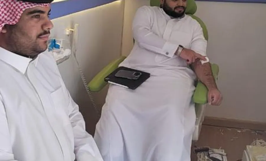 MU launches a blood donation campaign in partnership with King Khalid Hospital  -  صورة