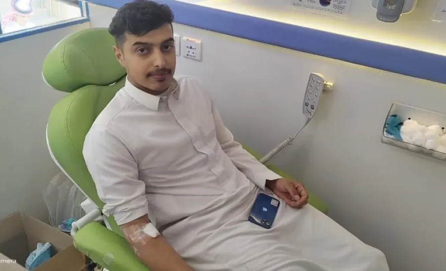 MU launches a blood donation campaign in partnership with King Khalid Hospital  -  صورة