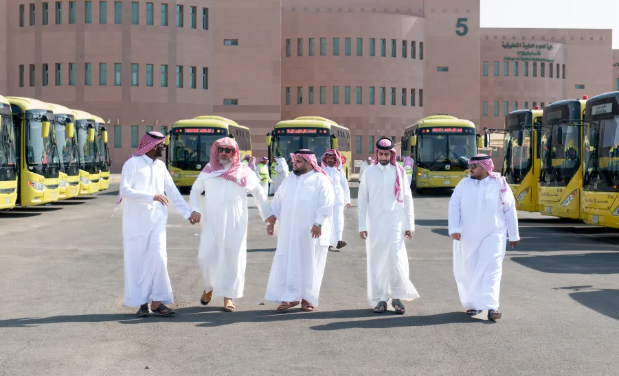 MU'S TRANSPORTATION SERVICES LAUNCHED FOR NEW ACADEMIC YEAR
 -  الجامعة تطلق خدمة النقل الجامعي للطالبات بحلته الجديدة للعام الجامعي ١٤٤٥هـ