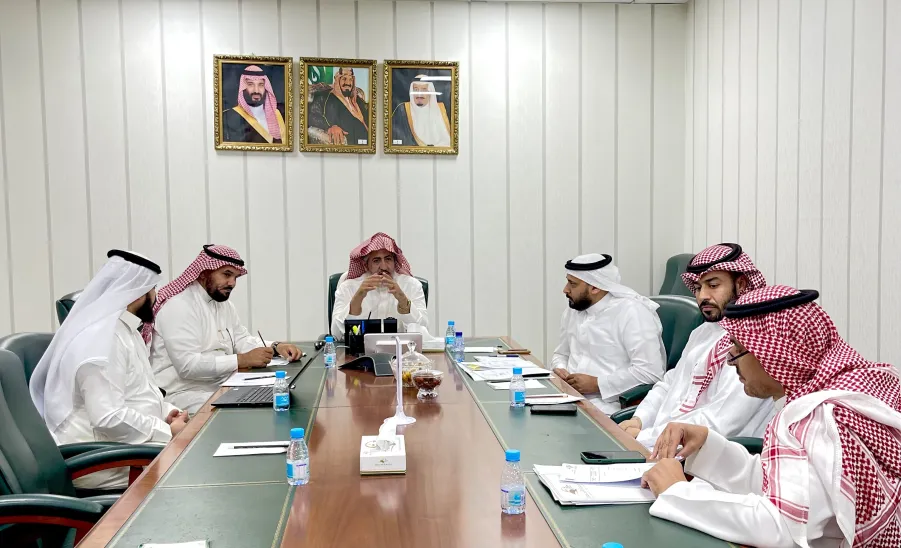 Follow-up team of digital transformation requirements holds a meeting  -  فريق متابعة متطلبات التحول الرقمي بالجامعة يعقد اجتماعاً لمناقشة آخر مستجدات الأعمال بمشروع التحول 