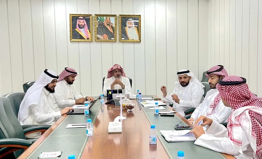 Follow-up team of digital transformation requirements holds a meeting  -  فريق متابعة متطلبات التحول الرقمي بالجامعة يعقد اجتماعاً لمناقشة آخر مستجدات الأعمال بمشروع التحول 