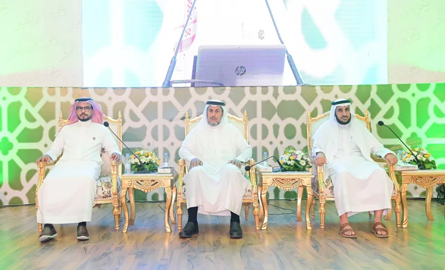 ANNUAL MEETING FOR FRESHMEN HELD BY MU  - جامعة المجمعة 