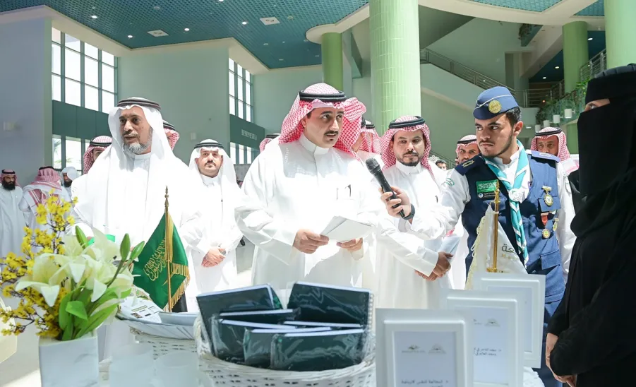 ANNUAL MEETING FOR FRESHMEN HELD BY MU  - جامعة المجمعة 