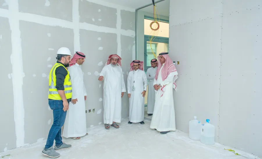 Inspection tour to educational dental clinics project in Majmaah -  تفقد مشروع عيادات طب الأسنان التعليمية بالمجمعة