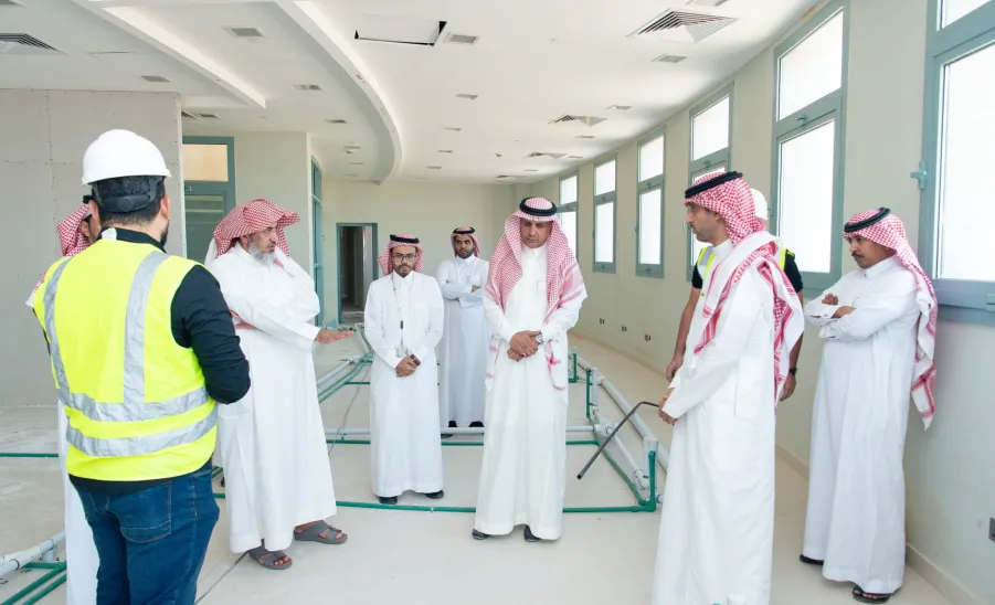 Inspection tour to educational dental clinics project in Majmaah -  تفقد مشروع عيادات طب الأسنان التعليمية بالمجمعة
