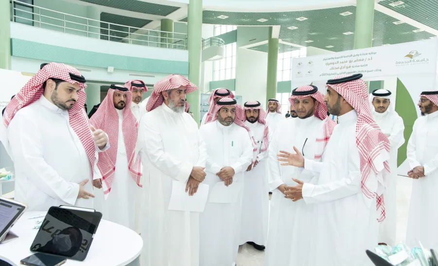 MU's Vice-Rector for Development and Investment launches the exhibition (For Your Health) -  سعادة وكيل الجامعة للتنمية والإستثمار يفتتح فعاليات معرض من (أجل صحتك)