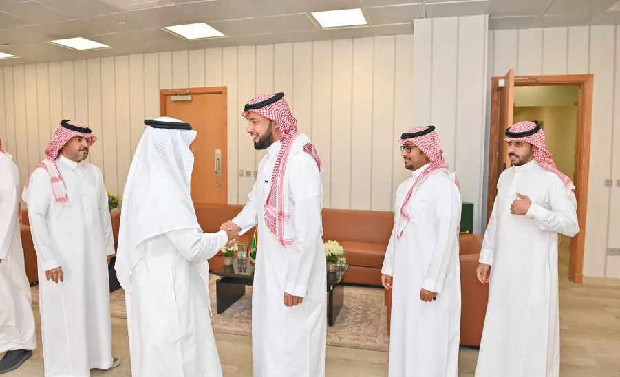 The Media Center's director congratulates Prof. Al- Shehri for being assigned as a vice-rector for graduate studies and scientific research  -  33