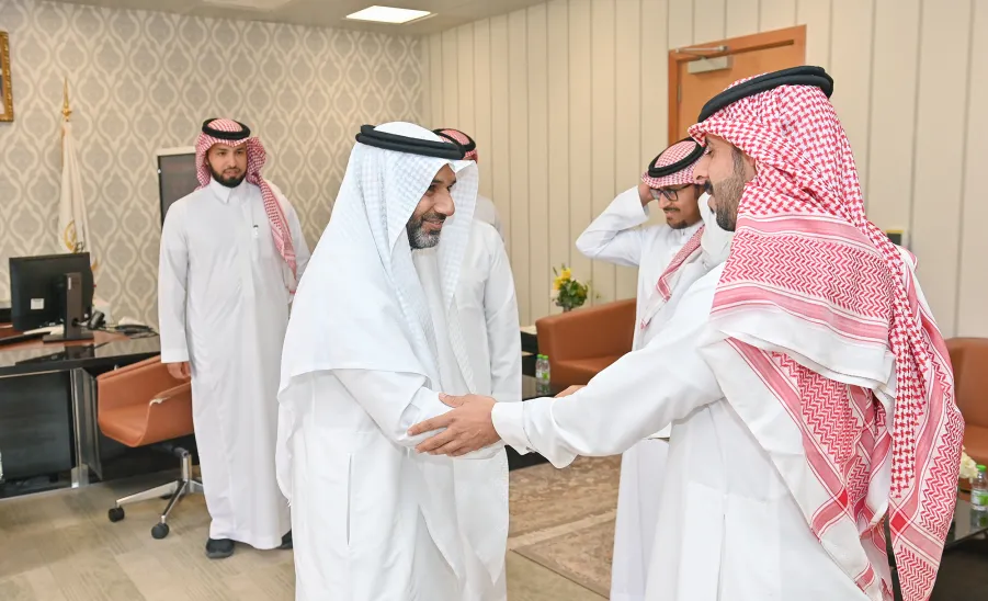 The Media Center's director congratulates Prof. Al- Shehri for being assigned as a vice-rector for graduate studies and scientific research  -  55