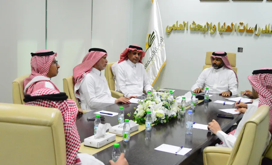 وكيل الجامعة للدراسات العليا والبحث العلمي يرأس اجتماع اللجنة الإشرافية العليا لمؤتمر جامعة المجمعة للسكتة  الدماغية - #
