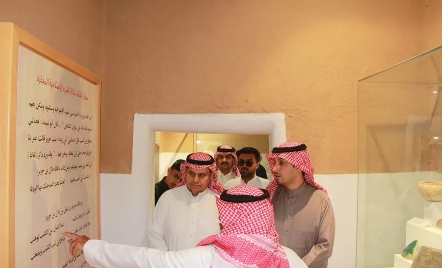 The College arranges a visit to the Heritage Village in Ghat -  كلية الغاط
