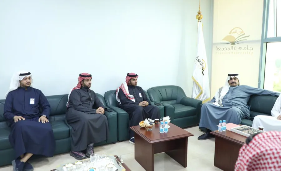 The Deanship of Student Affairs welcomes a delegation of Al-Fayha Sports Club - 1