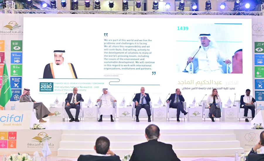 MU HOLDS THE INTERNATIONAL CONFERENCE " UNIVERSITIES AND SUSTAINABLE DEVELOPMENT GOALS 2030: TARGETS AND PRACTICES" - جامعة المجمعة