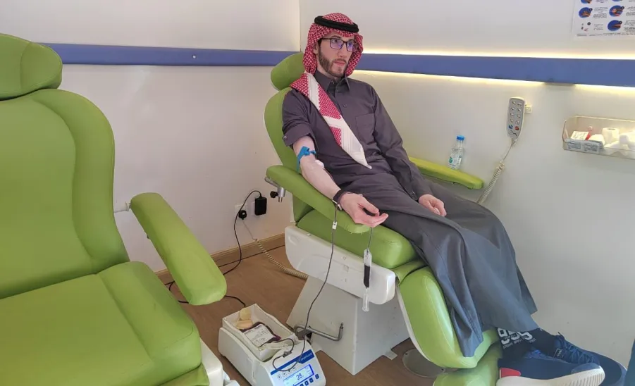 بالتعاون مع الكلية التطبيقية : نادي أصدقاء بنك الدم ينفذ حملة ( دماؤنا حياة ) -  صورة