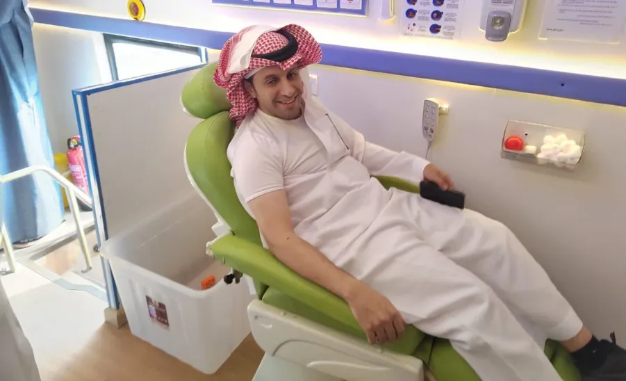 بالتعاون مع الكلية التطبيقية : نادي أصدقاء بنك الدم ينفذ حملة ( دماؤنا حياة ) -  صورة