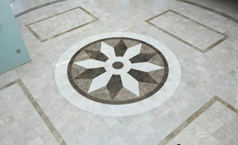 GAPOM renovates the foyer of the college complex building at male campus  - تأهيل
