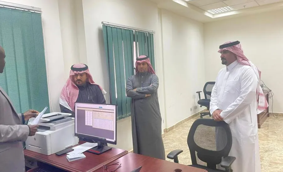 The College's CEO on tour of inspection to Remah branch  - FIG1