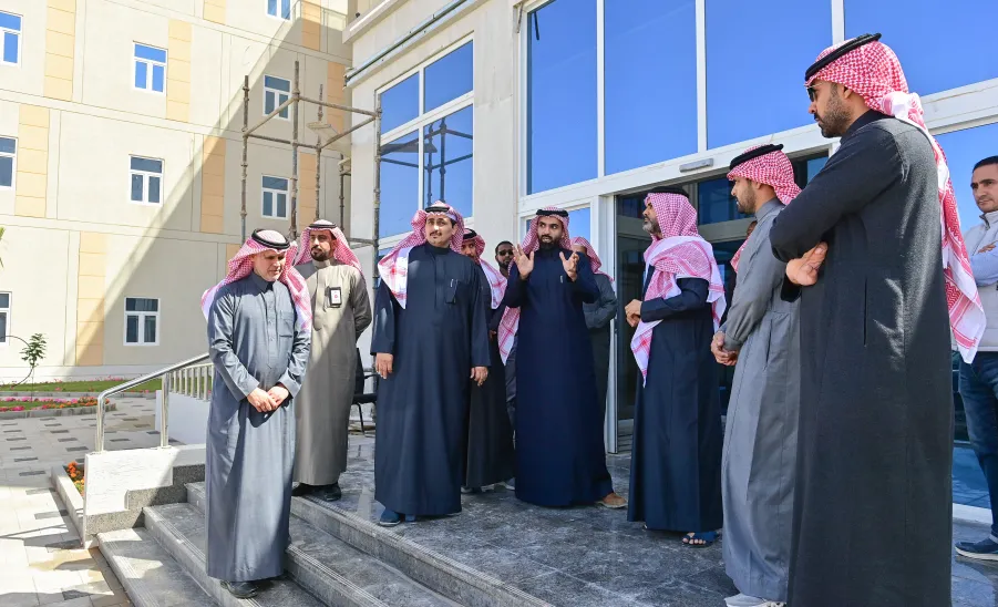  بهدف توقيع مذكرتي تفاهم بين الجانبين : رئيس الجامعة يستقبل معالي رئيس جامعة جدة والوفد المرافق له - جامعة المجمعة 