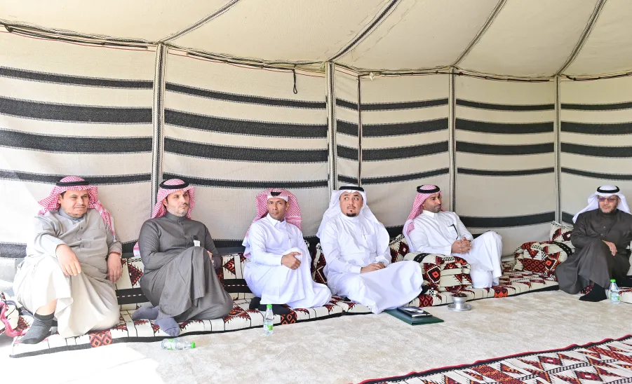  بهدف توقيع مذكرتي تفاهم بين الجانبين : رئيس الجامعة يستقبل معالي رئيس جامعة جدة والوفد المرافق له - جامعة المجمعة 