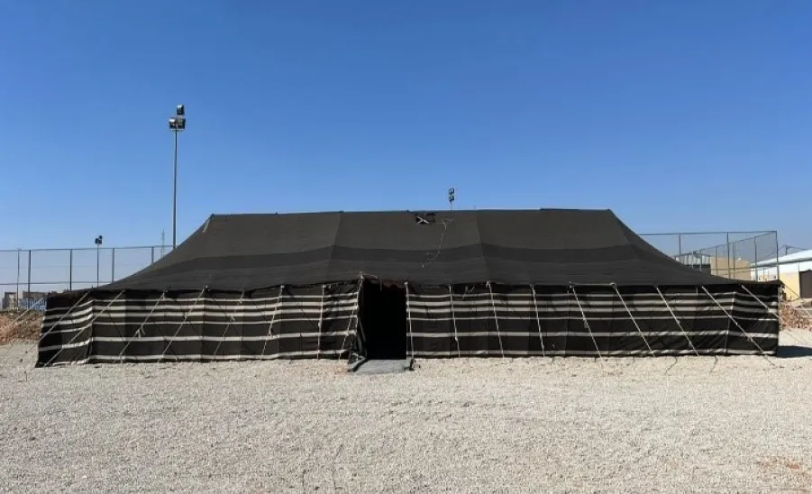 الإدارة تقوم بتأهيل مخيم الجامعة بالزلفي - المخيم 