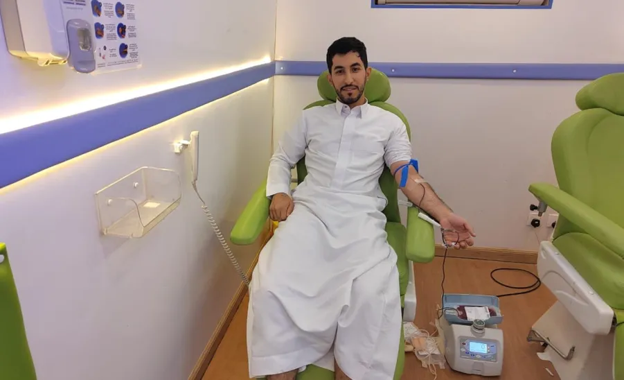 Blood donation campaign launched at flower garden  -  حملة تبرع بالدم