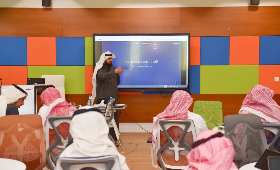 Irtiqa conducts a workshop for coordinators of its platform - فريق منصة ارتقاء ينفذ ورشة عمل لمنسقي المنصة في جهات الجامعة