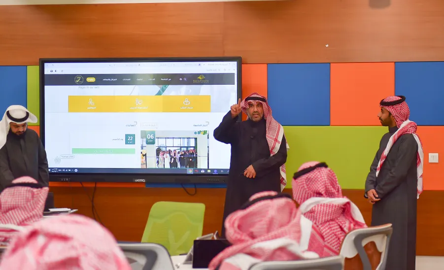 Irtiqa conducts a workshop for coordinators of its platform - فريق منصة ارتقاء ينفذ ورشة عمل لمنسقي المنصة في جهات الجامعة