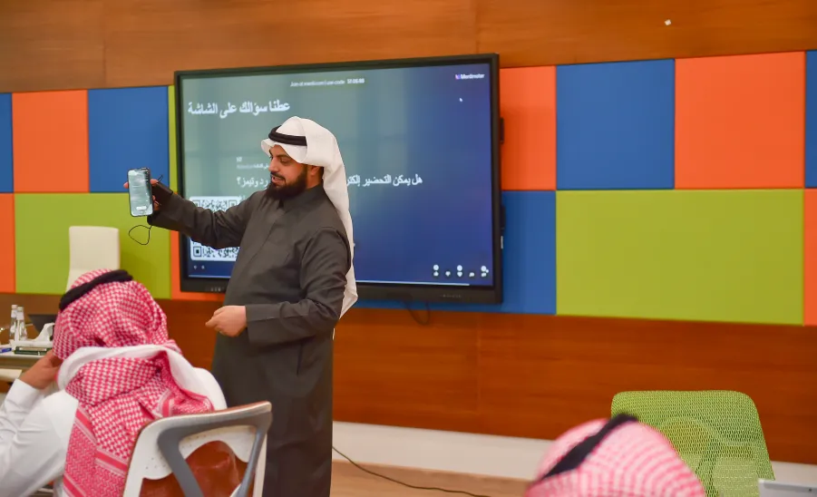 Irtiqa conducts a workshop for coordinators of its platform - فريق منصة ارتقاء ينفذ ورشة عمل لمنسقي المنصة في جهات الجامعة