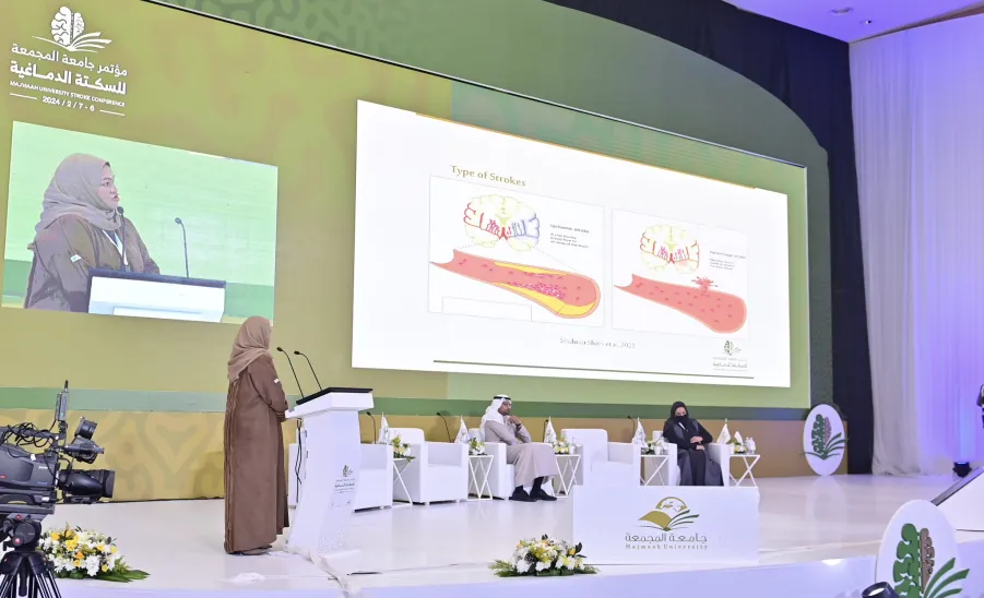 مؤتمر جامعة المجمعة للسكتة الدماغية يختتم أعماله  - جامعة المجمعة 
