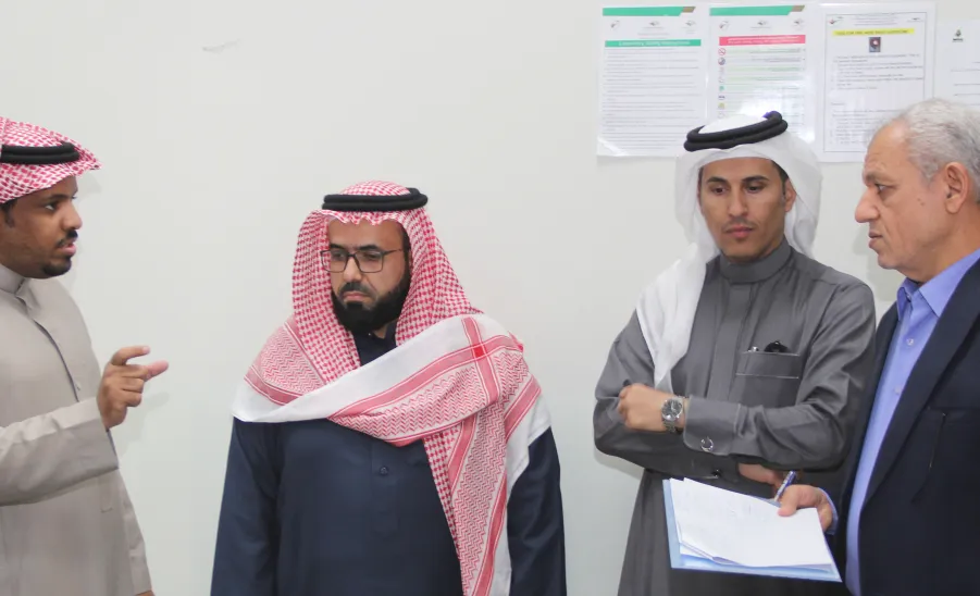 Deanship of IT and E-Learning welcomes a delegation of the Deanship of Development and Quality  -  زيارد فريق الجودة للعمادة 1